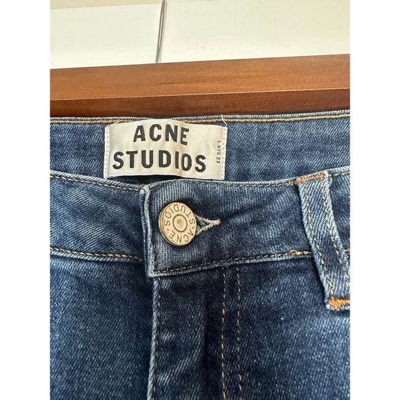 ACNE STUDIOS Skin 5 Used Blue Jeans 29 - Picture 3 of 9